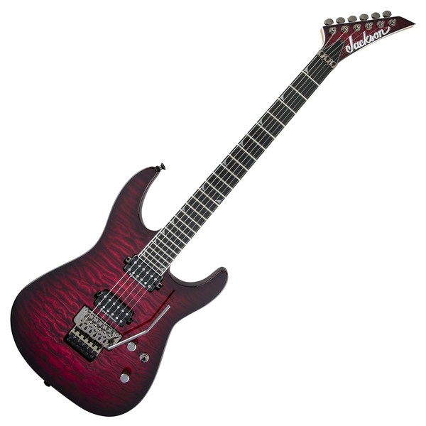 Jackson Pro Series Soloist SL2Q MAH, Transparent Magenta Burst