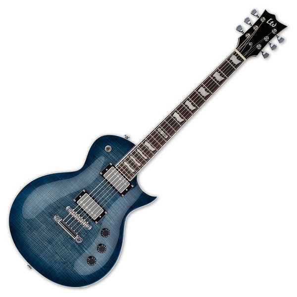 ESP LTD EC-256FM Electric Guitar, Cobalt Blue