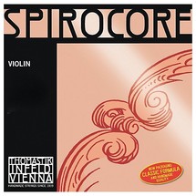 Thomastik Spirocore Violin D String, Aluminium Wound, 4/4 Size, Heavy