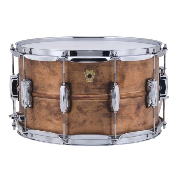 Ludwig 14'' x 8'' Copperphonic Raw Snare Drum, Front