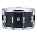 Ludwig 14'' x 8'' Ltd Edition Black Flame Maple Snare Drum, Front