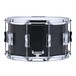 Ludwig Ltd Edition Black Flame Maple Snare Drum, Left Side