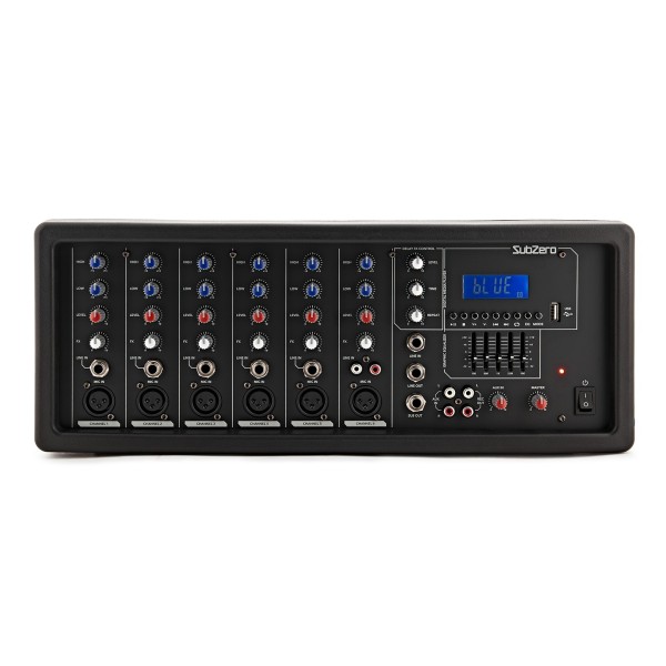 SubZero SZPA-612 250W 12" PA System with Microphones and Stands