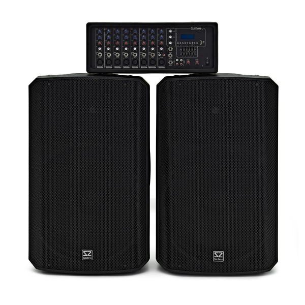 SubZero SZPA-815 200W PA System with Stands