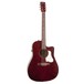 Art & Lutherie Americana Cutaway Electro Acoustic Guitar, Red