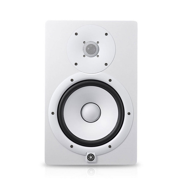 Yamaha HS8W Full-Range Studio Monitor, White