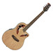 Deluxe Roundback Electro Acoustic Guitar by Gear4music, Natural