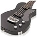 Silvertone 1444 Razor Bass Guitar, Black