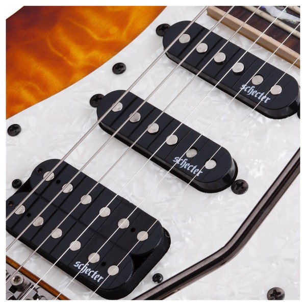 Schecter Banshee-6 FR Extreme Electric Guitar, Vintage Sunburst at