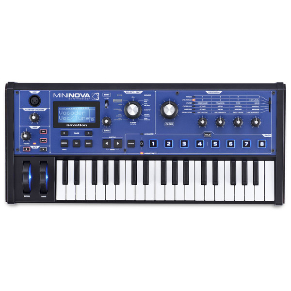 Novation MiniNova Synthesizer - front