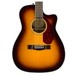 Fender CC-140SCE Concert Electro Acoustic Guitar, Sunburst Close