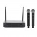 SubZero VOXLINK-2FH Dual Handheld Wireless Microphone System