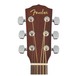 Fender CD-60S Left Handed Acoustic Guitar, Natural Headstock