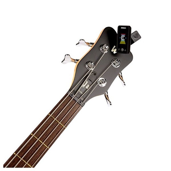D'Addario Eclipse Tuner, Black With Bass