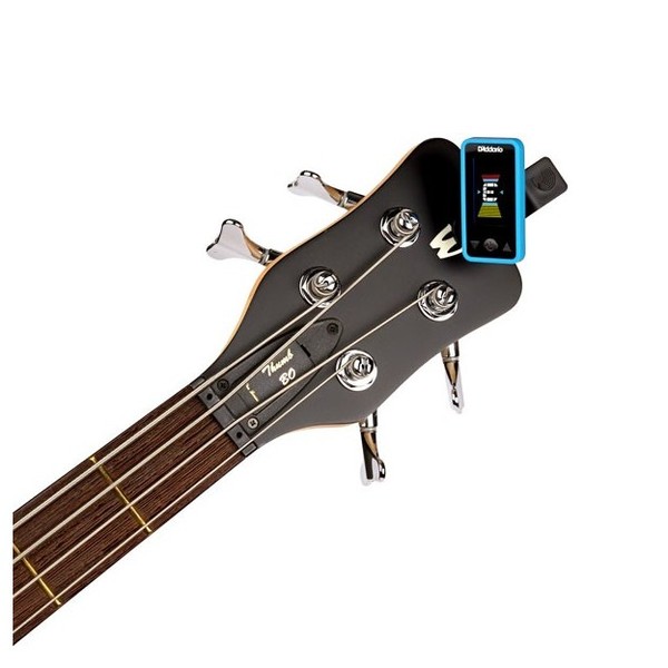 D'Addario Eclipse Tuner, Blue With Bass