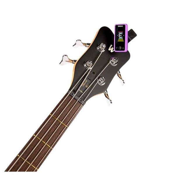 D'Addario Eclipse Tuner, Purple With Bass