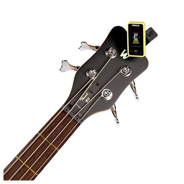 D'Addario Eclipse Tuner, Yellow With Bass