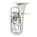 Besson International Euphonium, Compensating 4 Valve, Silver Plate