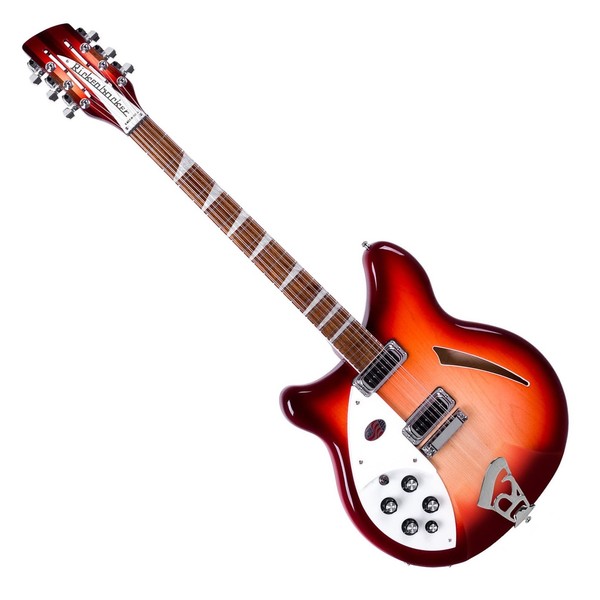 Rickenbacker 360 12 String Electric Guitar, Fireglo, Left-hand main