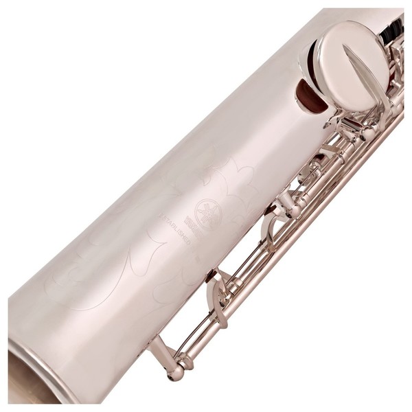 Yamaha YSS475SII Soprano Saxophone, Silver, Engraving