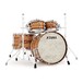 Tama Star Bubinga Exotix 5pc Shell Pack, Australian Blackwood LTD ED