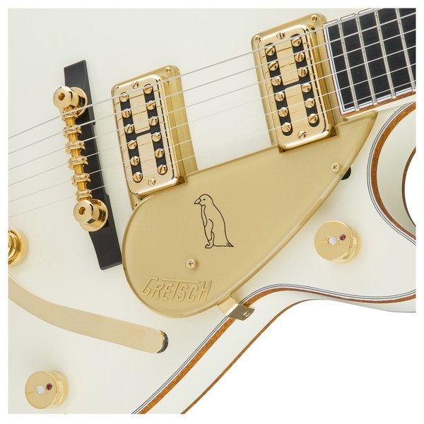 Gretsch G6134T-58 Vintage Select '58 Penguin TV Jones, Vintage White Close