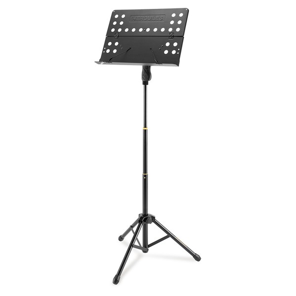 Hercules BS418B Orchestra 3 Section Stand, Perforated Desk