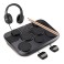 DD80 Portable Electric Drum Pad by Gear4music, Headphones Pack