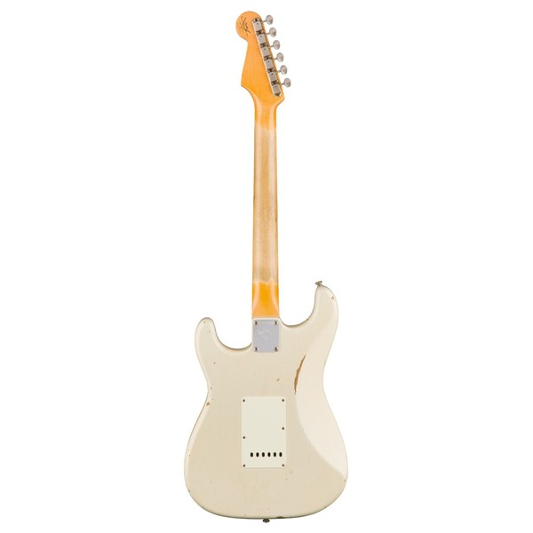 DISC Fender Custom Shop 1960 Relic Strat Aged Olympic White