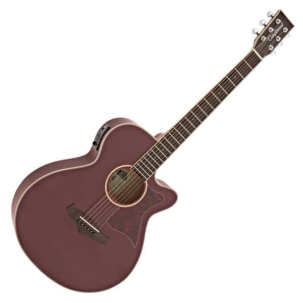 Tanglewood TW4 BR Electro Acoustic Guitar Burgundy Red Gloss