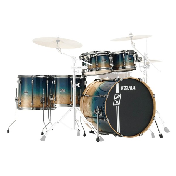 Tama Superstar HyperDrive 5pc Shell Pack, LTD ED Figured Ocean Fade