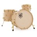 SJC Drums Tour 22'' 3 Piece Shell Pack, LTD ED Natural with Brass HW