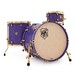 SJC Drums Colour Rush Ltd Ed Shell Pack, Purple with Brass HW