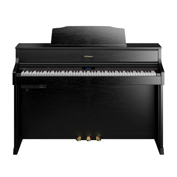 Roland HP605-GP ブラック Roland HP605-GP 2016年製 中古 木製鍵盤 電子ピアノ 椅子付き