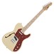 Knoxville Semi-Hollow Electric Guitar by Gear4music, Ivory