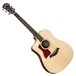 Taylor 210ce Deluxe LH Dreadnought Electro Acoustic Guitar, Natural