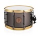 SJC Drums Ltd Ed Black Nickel over Steel 14 x 8, Brass/Black Nickel