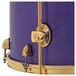 SJC Drums Colour Rush Ltd Ed Shell Pack, Purple with Brass HW