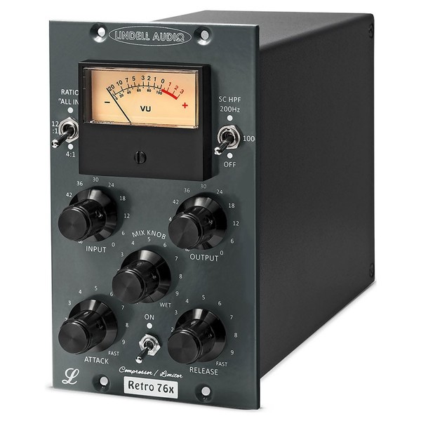 Lindell Audio Retro 76X 500 Series Compressor - Angled