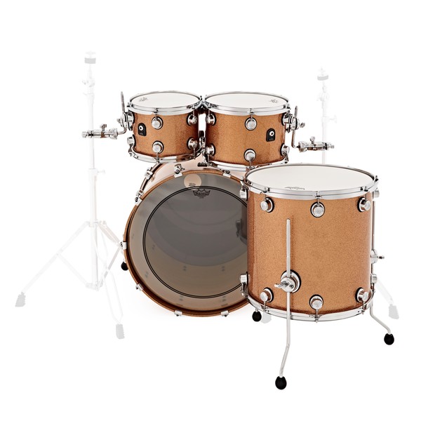 Natal Café Racer 22" 4pc Shell Pack, Champagne Sparkle