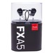 Fender FXA5 Pro In-Ear Monitors, Metallic Black packaging