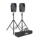 JBL EON 315 Active PA Speaker Pair with Stands