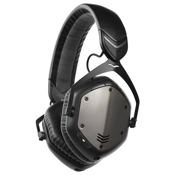 V-Moda Crossfade Wireless Bluetooth Headphones, Gunblack - Angled