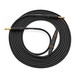 Orange Tangle-Free 20ft Instrument Twister Cable, Black Woven