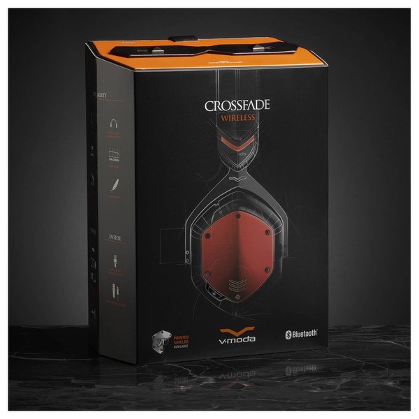 V-Moda Crossfade Wireless Bluetooth Headphones - Boxed