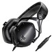 V-Moda Crossfade LP2 Headphones, Matte Black - Angled