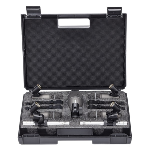 Samson DK707 7-Piece Drum Mic Set, Full Set in Box