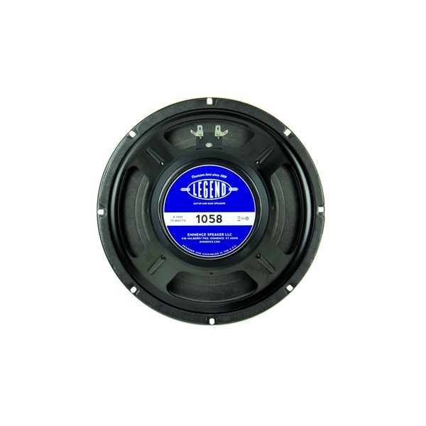 Eminence Legend 1058, 10", 75W, 8 Ohms rear