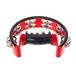 Pearl UltraGrip Adj Volume Tambourine, Steel Jingles
