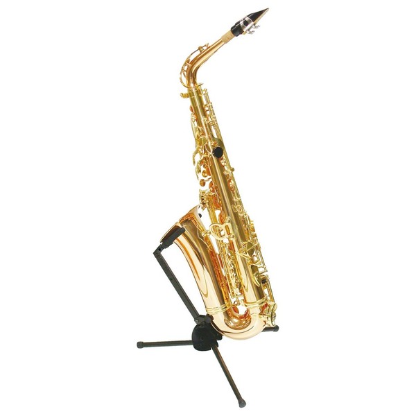 Hercules DS431B Travlite Alto Saxophone Stand With Saxophone